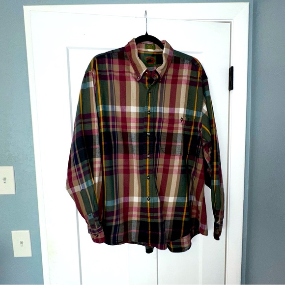 Boston Traders Other - Men's Boston Traders Cotton Plaid Button Down Shirt - XL